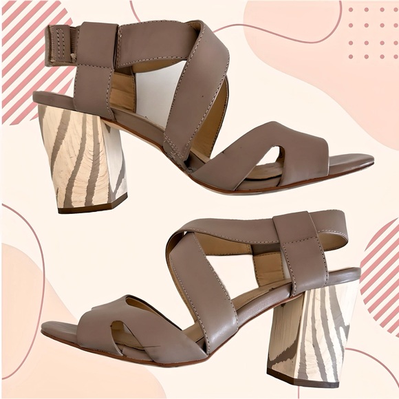 Calvin Klein Slingback Strappy Heeled Sandals - Picture 6 of 8